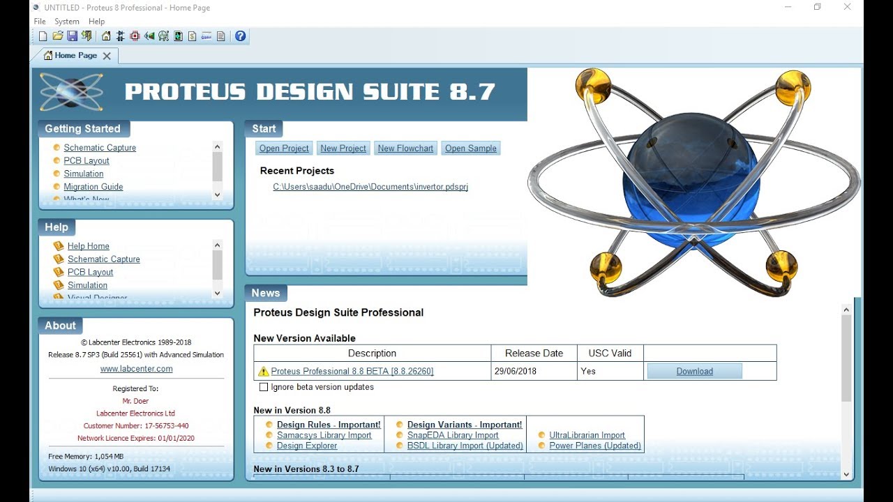 Proteus 8 Professional 8.6 SP1 Build